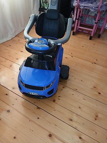 mini atv: Uşaq üçün itələmə və minik maşını – mavi rəng Xüsusiyyətlər: - Dəstək — 2