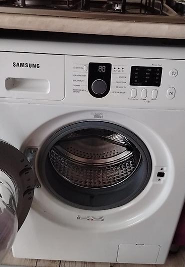 lazerli mala: Paltaryuyan maşın Samsung, 6 kq, İşlənmiş, Avtomat, Qurutmasız, Ünvandan götürmə — 1