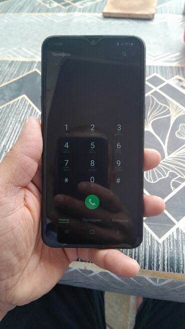 telefon nömrə: Samsung A10s, rəng - Qara, Barmaq izi