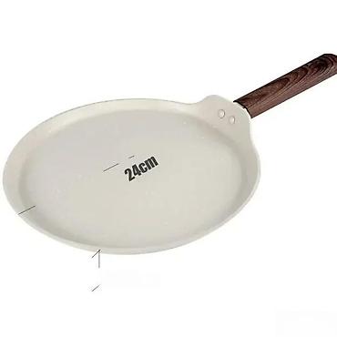 maxi staklene case: Granitni tiganj za palačinke 24X1.7cm NOVO. Opis proizvoda: Ovaj — 5