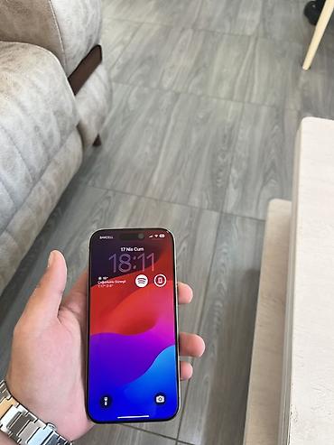iphone 16 pro max 512 gb: IPhone 15 Pro, 128 GB, Natural Titanium, Simsiz şarj — 1