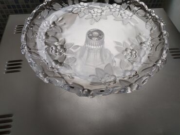 Meyvə qabları: Ваза Bohemia, Чехия -40 AZN. 2 хрустальные большие вазы советских — 11