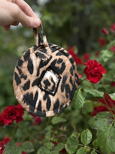 bamboo tekstil: Mətbəx üçün dairəvi tutacaqlar dəsti – parça pot-holder/əlcəklər - — 7