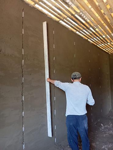 dur plaster: Штукатурка стен под маяк - Ровные стены под покраску и обои - Работа — 1