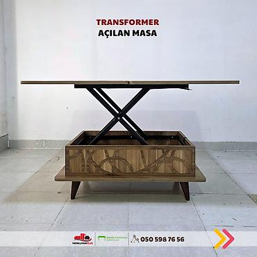 Masalar: Jurnal masası, Yeni, Transformer, Dördbucaq masa — 7