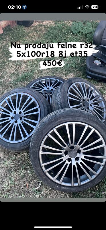 presvlake za auto sedišta: R32 Felne r18 5x100 et35 8j