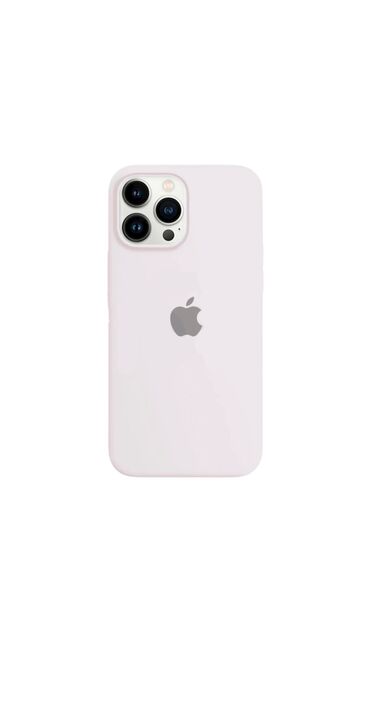 2 ci el ucuz telefonlar: Iphone 12 Pro Max üçün White Silikon Kabro