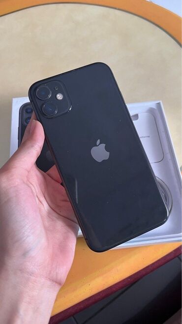 iphone satış: IPhone 11, 128 GB, Qara, Zəmanət, Face ID, Sənədlərlə