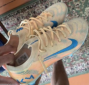 Кроссовки и спортивная обувь: Мужские кроссовки, 41, Nike, Новый, цвет - Голубой, Платная доставка — 1