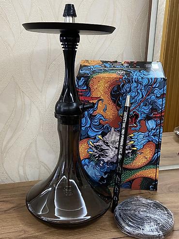 caşka qelyan: Nargilə dəsti – Original Alpha X Hookah tematik dizayn Paslanmaz — 8