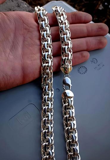 Серебряные цепочки: Цепочка, Проба 960, Унисекс, Новый — 5