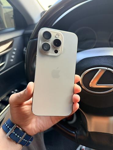 iphone dr: IPhone 15 Pro, Б/у, 512 ГБ, Natural Titanium, Коробка, 82 % — 2