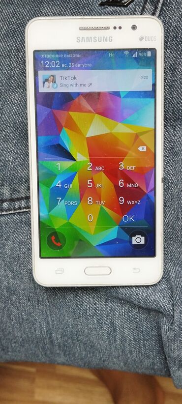 2 el telefonlar samsung: Samsung B5722 Duos, 8 GB, rəng - Ağ, İki sim kartlı