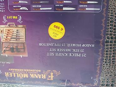 usta ləvazimatları: Frank Möller Violetta FM-311 – 25 hissəli bıçaq dəsti — 8