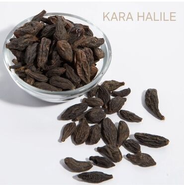 İçkilər: Məhsul: Kara halilə (Terminalia chebula) Təsvir: - Qurudulmuş