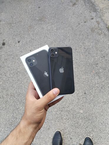appl: IPhone 11, 128 ГБ, Черный, Face ID