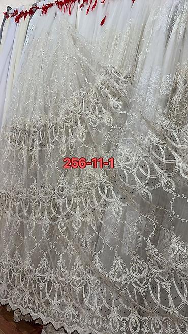 Pərdə və tüllər: Tül pərdə – model 0093 seriyası - Material: incə, işıqlı tull (yarı — 19