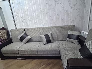 Комплекты диванов и столов: Künc divan + yemək masası və stul dəsti - Künc divan: L formalı, sağ — 1
