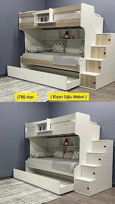 mebel sandiqlar: Oğlan və qız üçün, Yeni, Çarpayı, Matras ilə, Siyirməli, Laminat — 1