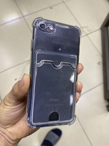 ноутбук appl: IPhone 7, Колдонулган, 32 ГБ, Кара, Каптама, 100 %