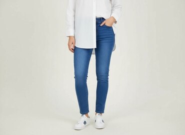 trampki na koturnie nike allegro: Pepco, Jeansy damskie, rozmiar L