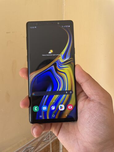 Samsung: Samsung Galaxy Note 9, 128 GB, rəng - Qara, Sensor, Simsiz şarj, Face ID