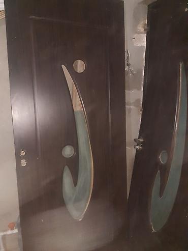 tek yatag: Məhsul: Daxili/interyer qapıları (2 ədəd) - Material: Taxta əsaslı — 2
