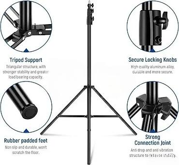 Osvetljenje: Studijski stalak za rasvetu/foto opremu - Višenamenski light stand za — 12