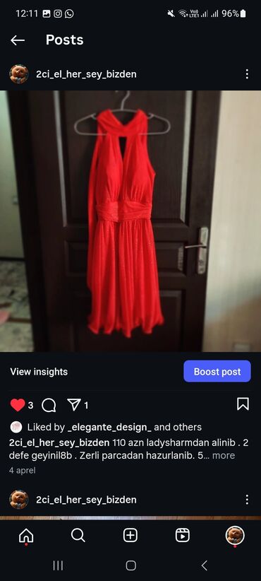 Ziyafət donu, Mini, Lady Sharm, S (EU 36)