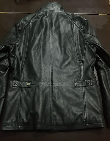 Kurtkalar: Derimod kişi dəridən gödəkçə – ölçü M - Rəng: qara - Material: həqiqi — 6