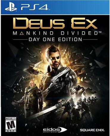 купить диски на сони плейстейшен 5: Оригинальный диск!!! Deus Ex Mankind Divided 2029 год