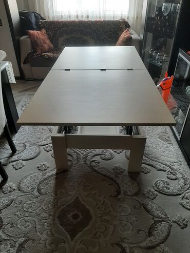 Masalar: Jurnal masası, İşlənmiş, Transformer, MDF, Kvadrat masa — 6