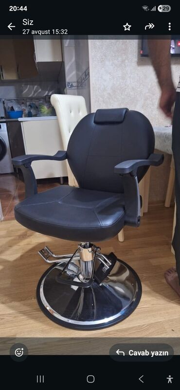 led лампы для маникюра: Xanim🥰¹²⁶⁴ Salon kreslosu yenidir istifade olunmuyub Qiymet