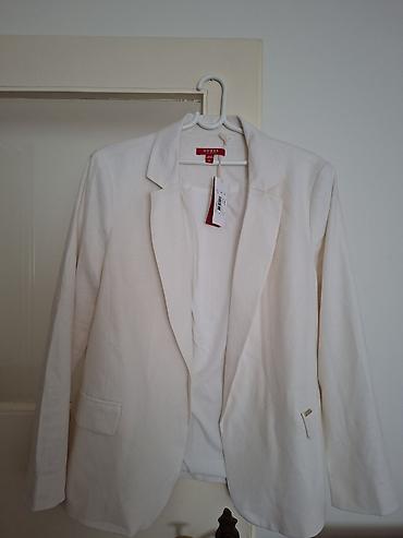 laneni sakoi zenski: GUESS ženski sako – model Jenny Blazer - Boja: bela - Veličina: XL - — 1