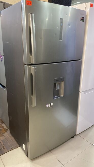 Микроволновки: 2 двери Samsung Холодильник Продажа, цвет - Серебристый, С диспенсером