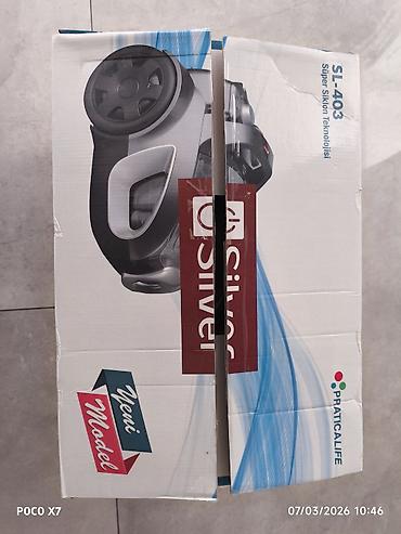 Бытовая техника: Silver PraticaLife SL-403 tozsoran Xüsusiyyətlər: - Güc: 2600W - — 2