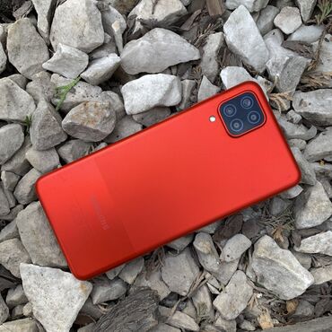 a m hearing: Samsung Galaxy A12, 64 ГБ, цвет - Красный, 2 SIM