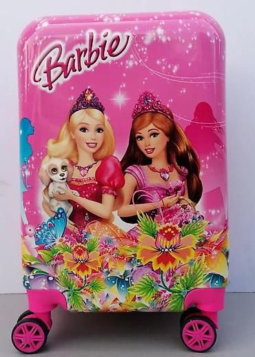Rančevi, torbe i koferi: Komplet dečijeg putnog kofera Barbie – 3 dela - Dizajn: Barbie motivi — 8