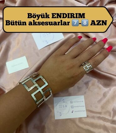 Bijuteriya dəstləri: Müxtəlif dizayn və rənglərdə təklif olunan bilərzik və üzük dəstləri