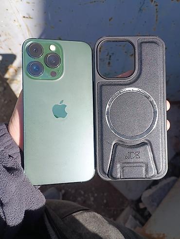 Уюлдук телефондор жана аксессуарлар: IPhone 13 Pro, Колдонулган, 128 ГБ, Жашыл, Коргоочу айнек, Каптама, 100 % — 5