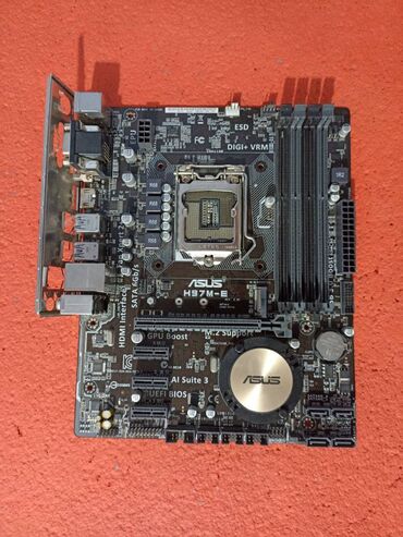 Жесткие диски, переносные винчестеры: Материнская плата, Б/у, Asus, LGA1150, ATX, Для ПК