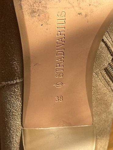 Çəkmələr: Stradivarius qadın çəkmələri - Model: dizaltı, boş/“slouchy” gövdəli — 3