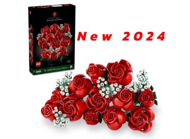 красные розы: Lego Icons 10328Букет Роз🌹,822 детали🟥 рекомендованный возраст 18+