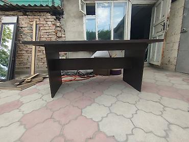 Компьютерный стол, Б/у, С полками