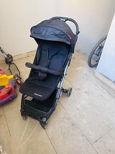 uşaq arabası ucun cantalar: Uşaq arabası – Babystone, qara rəng - Yüngül və kompakt konstruksiya — 1