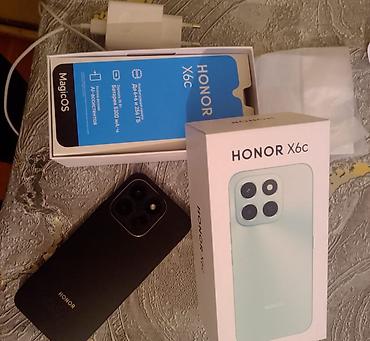 planset honor: Honor X6c, 128 GB, rəng - Qara, Barmaq izi — 1