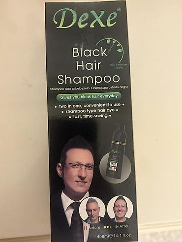 Dexe Black Hair Shampoo – saçların qara rəngə boyanması üçün şampun -