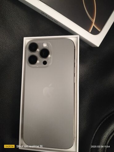 Apple iPhone: IPhone 16 Pro Max, 256 GB, Natural Titanium, Face ID