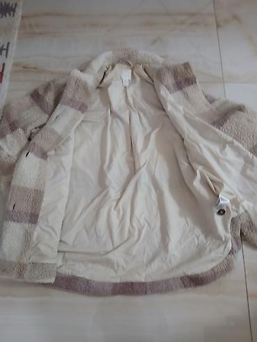 h: H&M ženska jakna/košulja od teddy/šerpa flisa - Materijal: mekani — 4