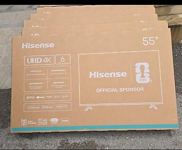 Yeni Televizor Hisense 55" 4K (3840x2160), Rayonlara çatdırılma